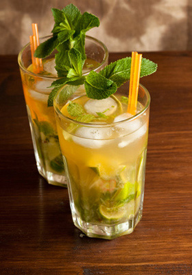 cocktail mojito pomme